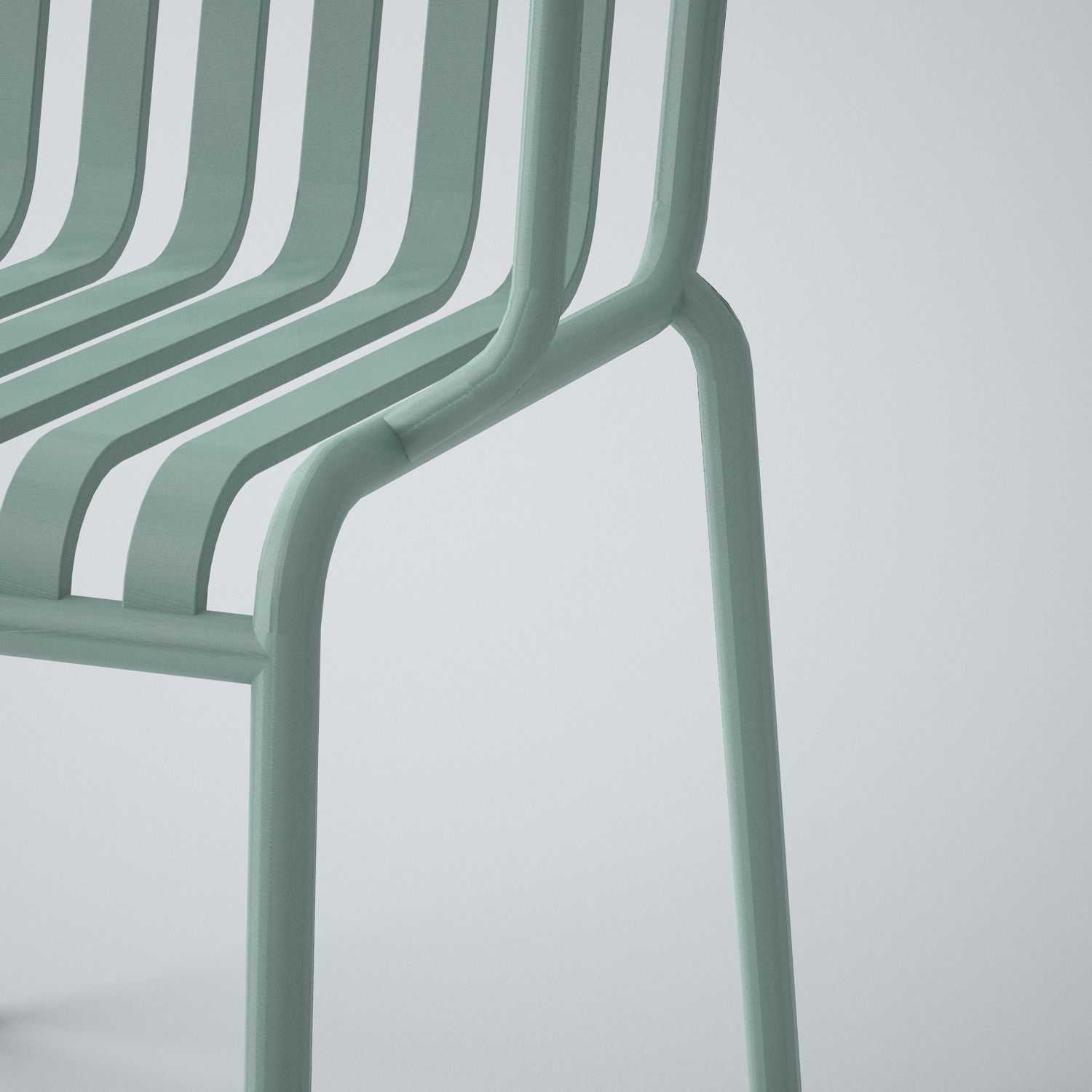 HAY Palissade Arm Chair 3D model_3