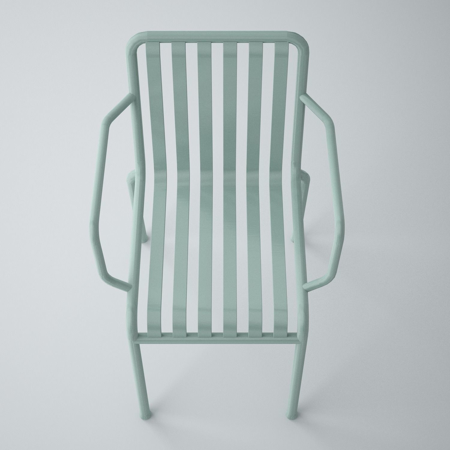 HAY Palissade Arm Chair 3D model_5