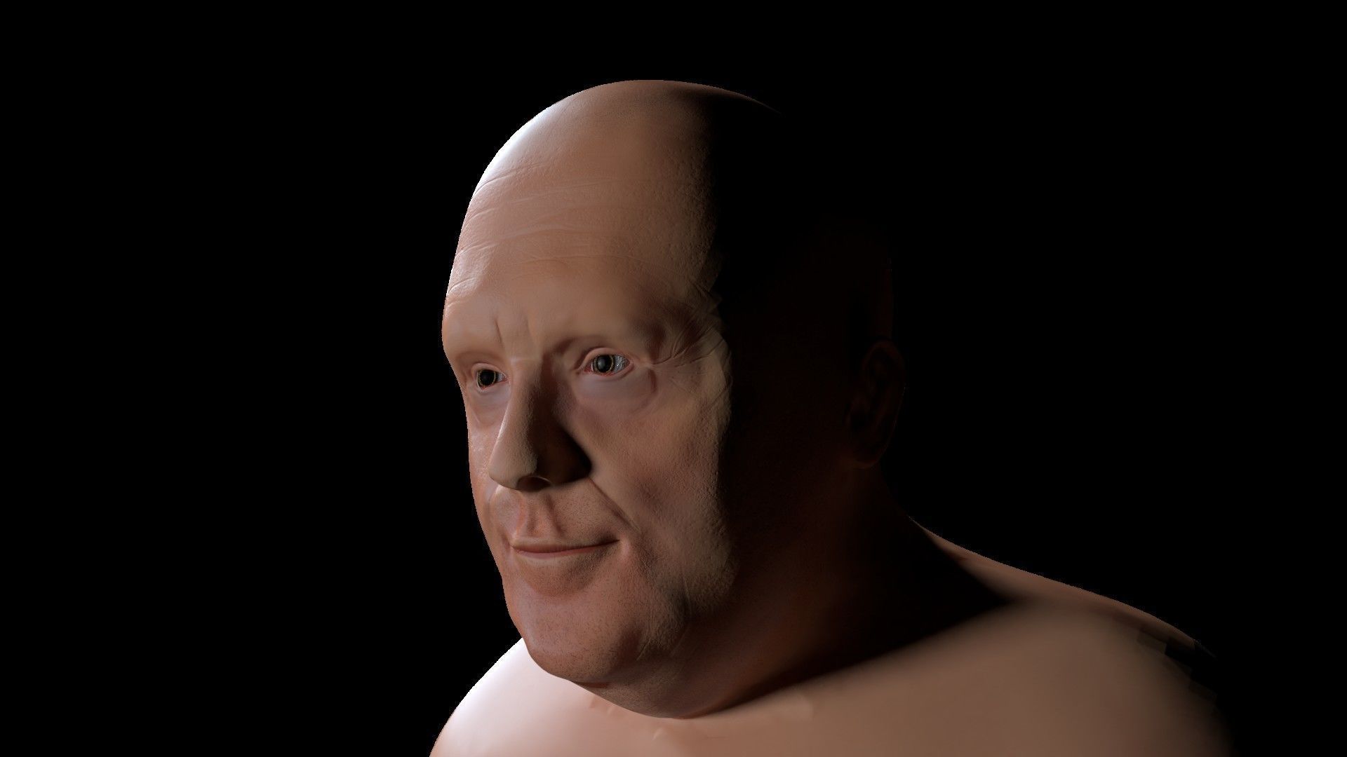 Man Character Low-poly 3D model_11