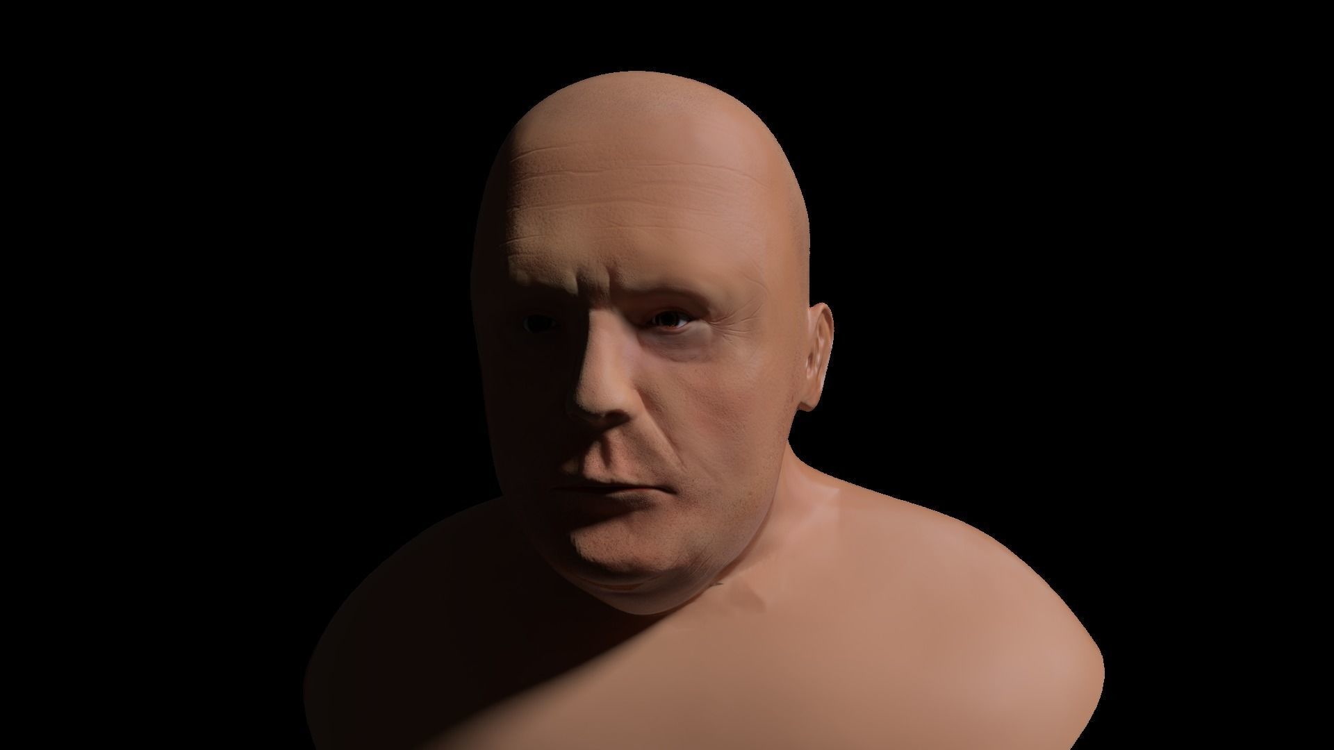 Man Character Low-poly 3D model_8