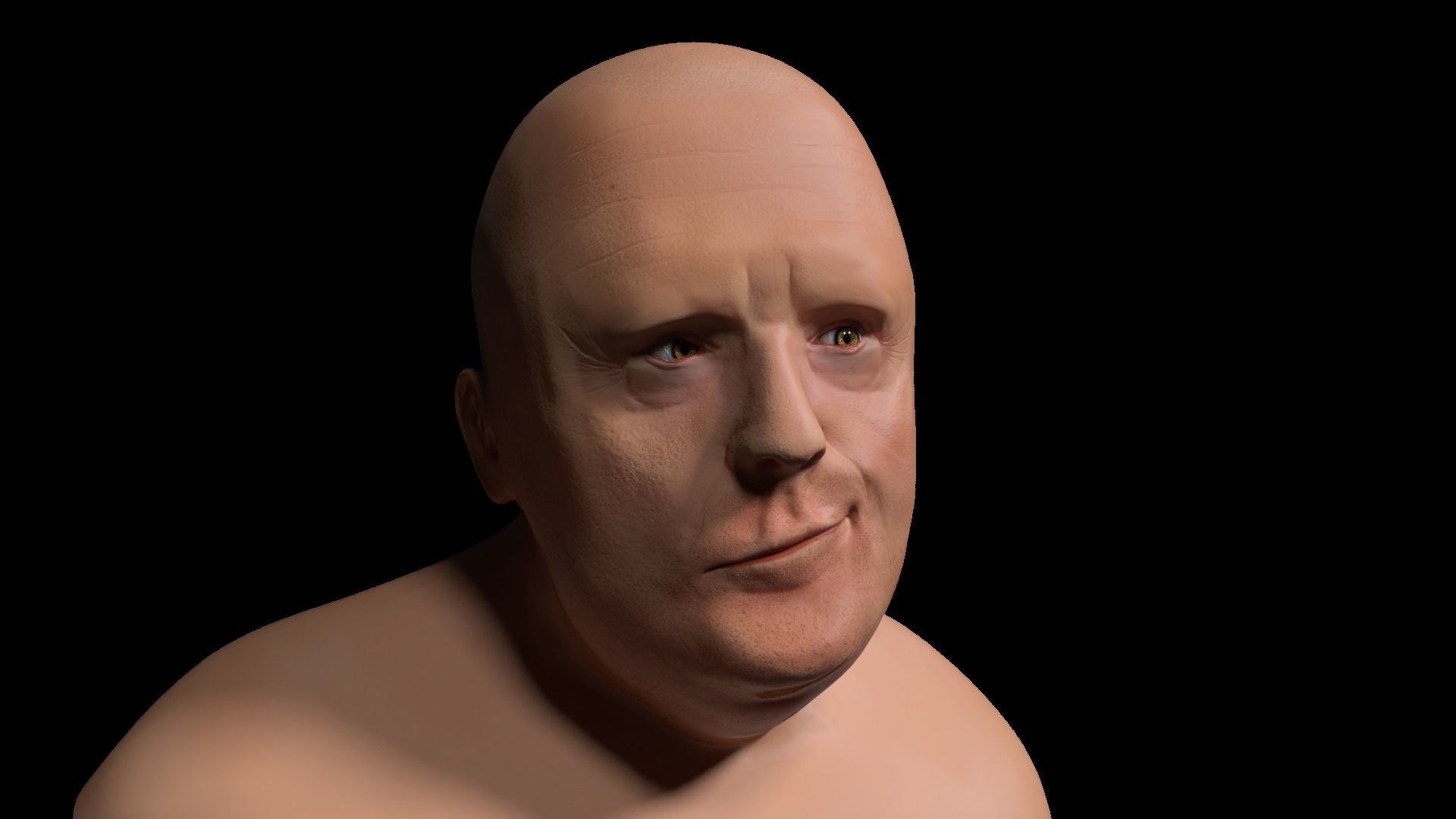 Man Character Low-poly 3D model_9
