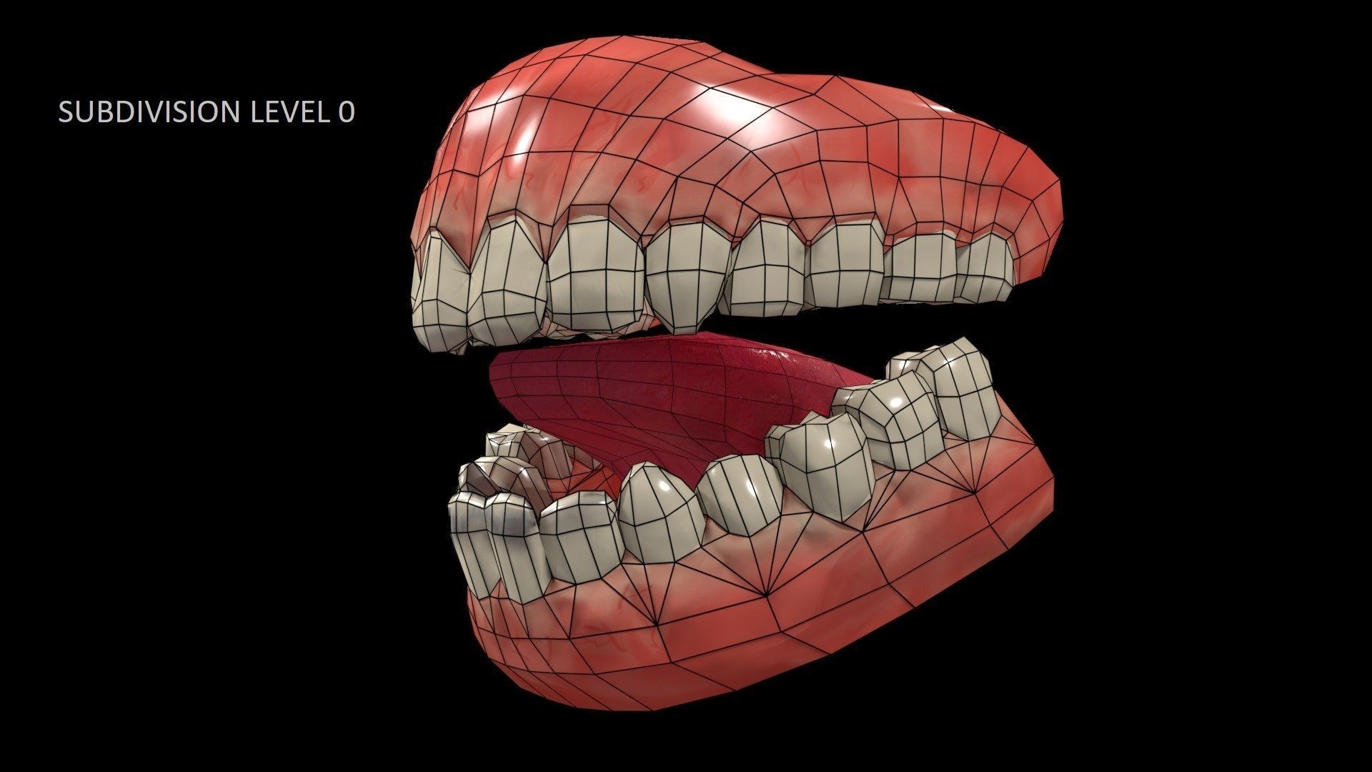 Man Character Low-poly 3D model_22