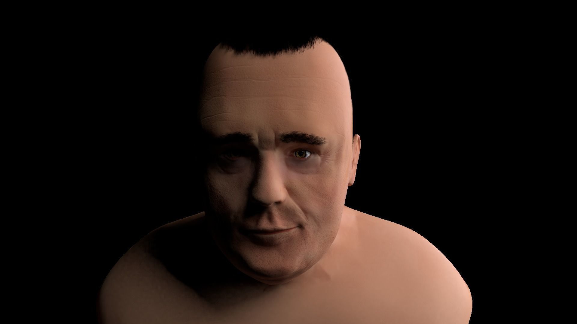 Man Character Low-poly 3D model_7