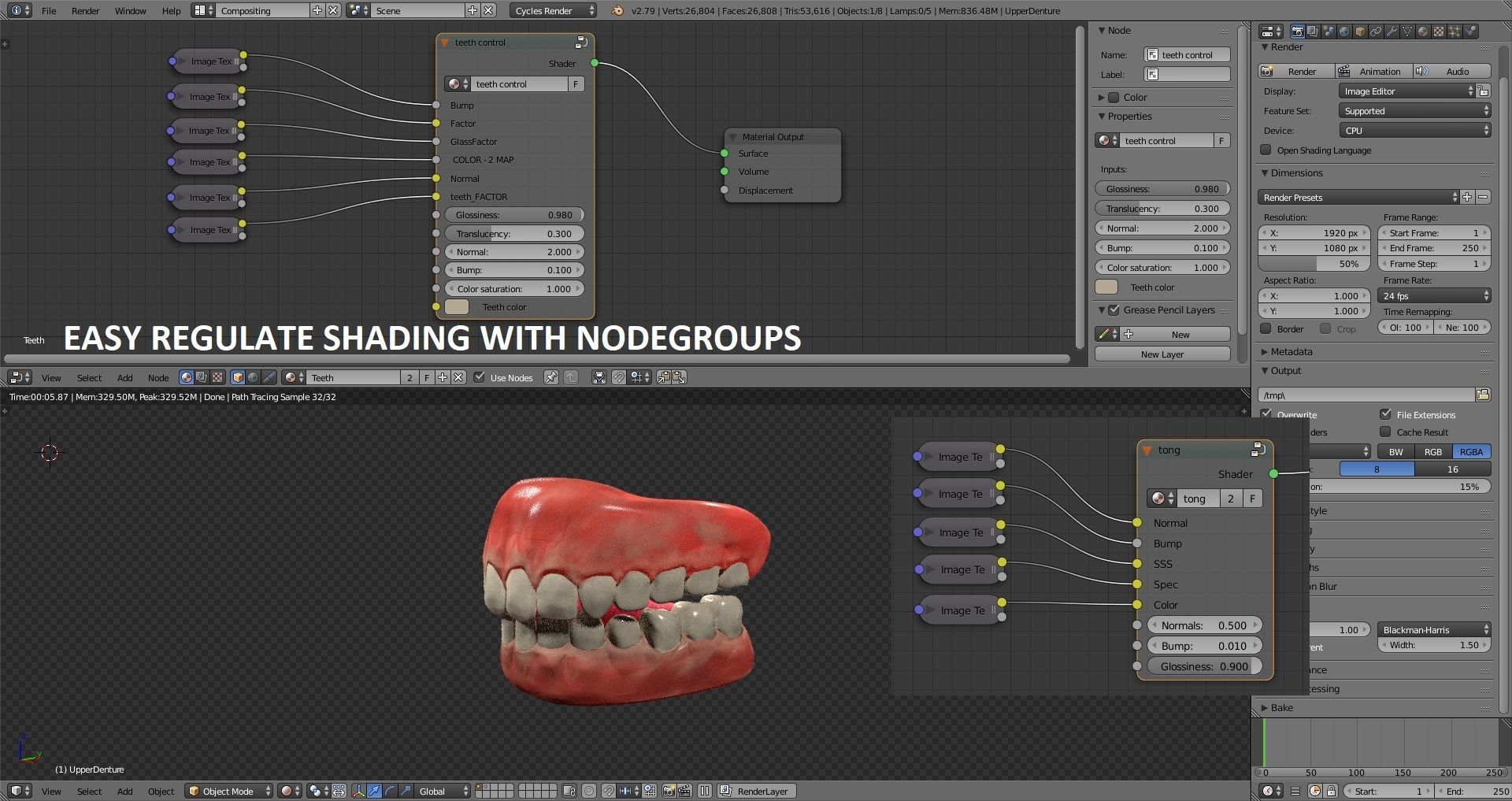 Man Character Low-poly 3D model_26