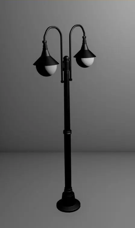 lamp post 3D model_0