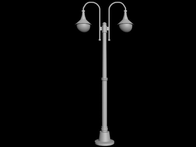 lamp post 3D model_6