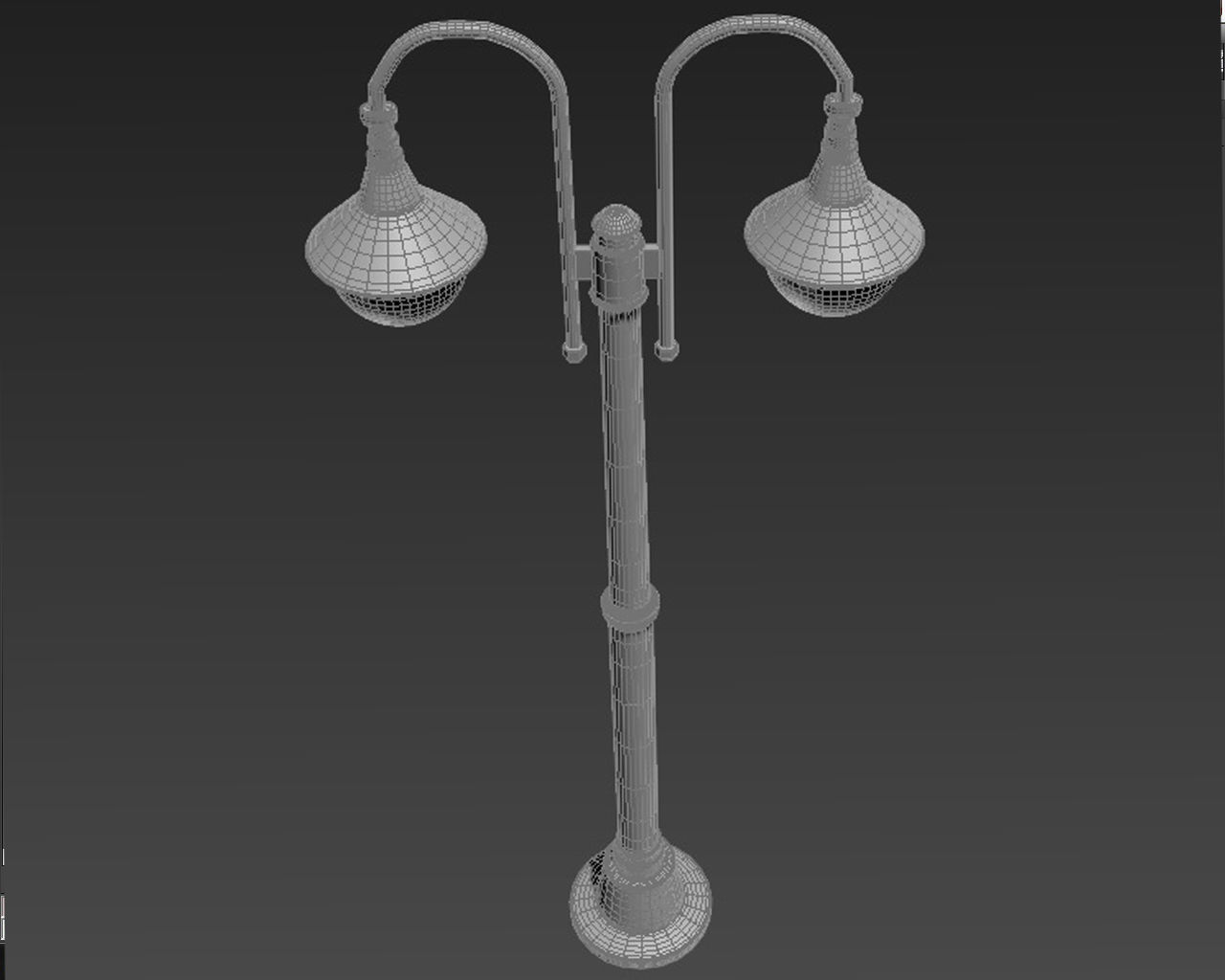 lamp post 3D model_5