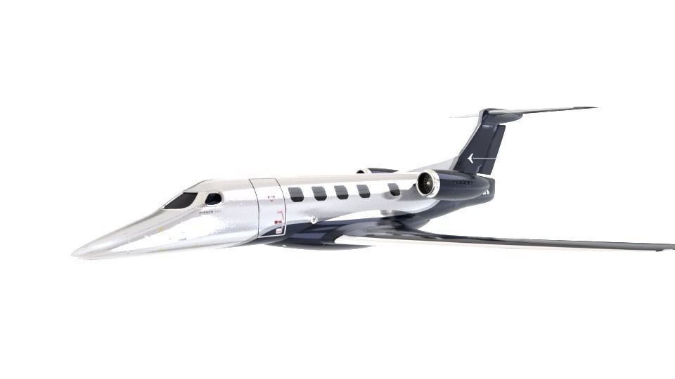 Realistic PBR Embraer Phenom 300 Private Jet Low-poly 3D model_27