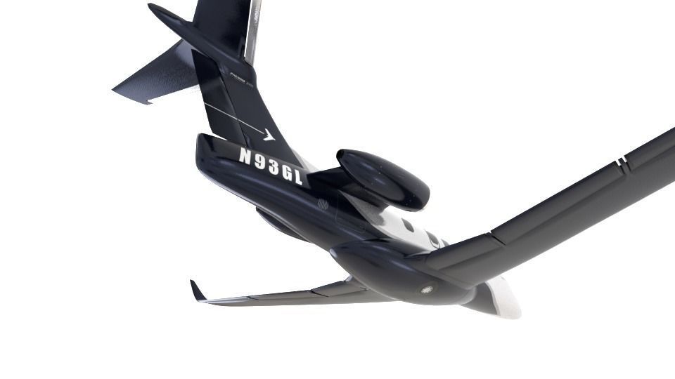 Realistic PBR Embraer Phenom 300 Private Jet Low-poly 3D model_26