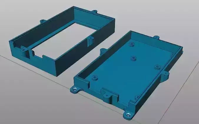 Box for ArduinoMega plus Sensor Shield Free 3D print model