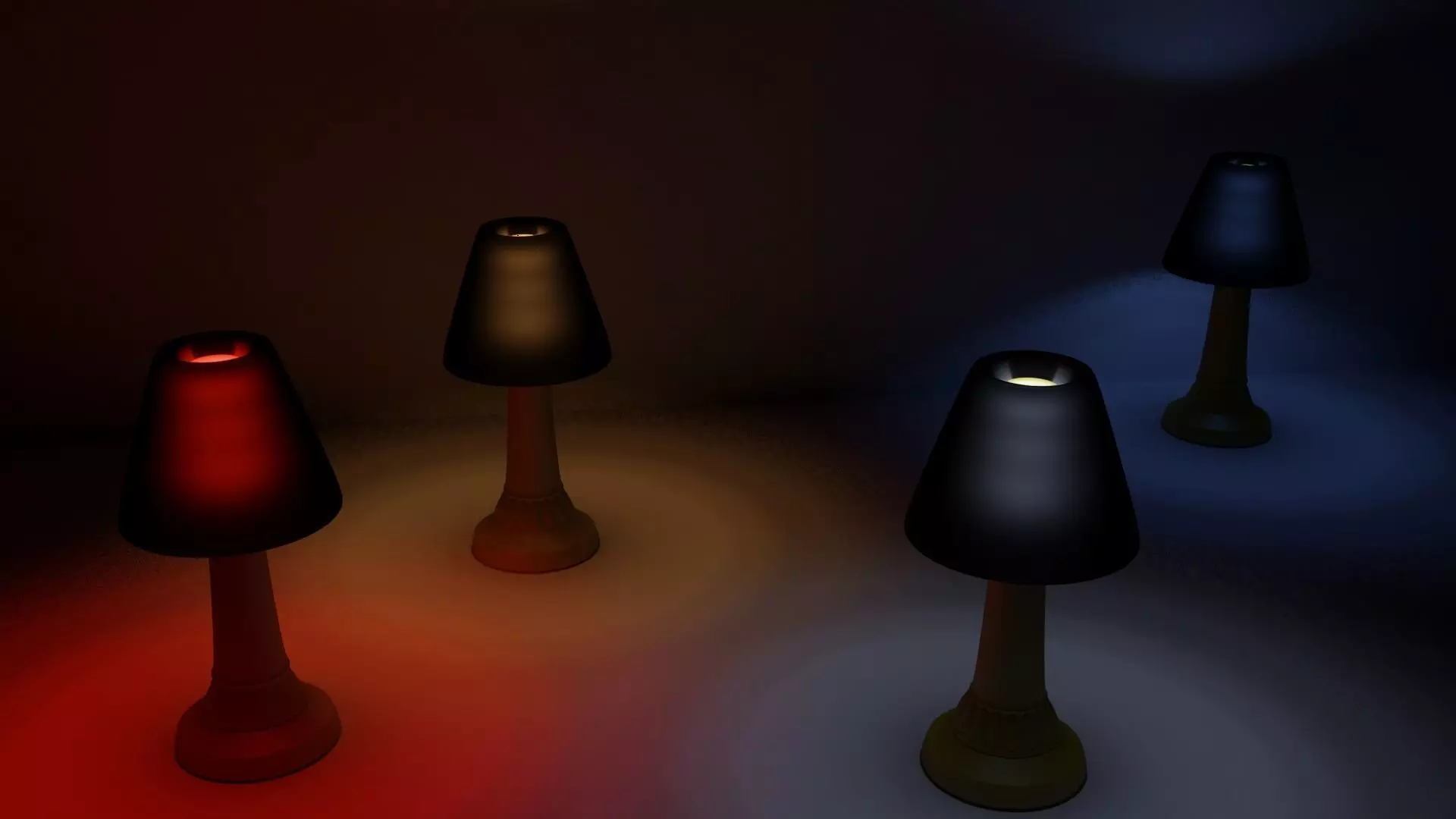 Table Lamps 3D model_0