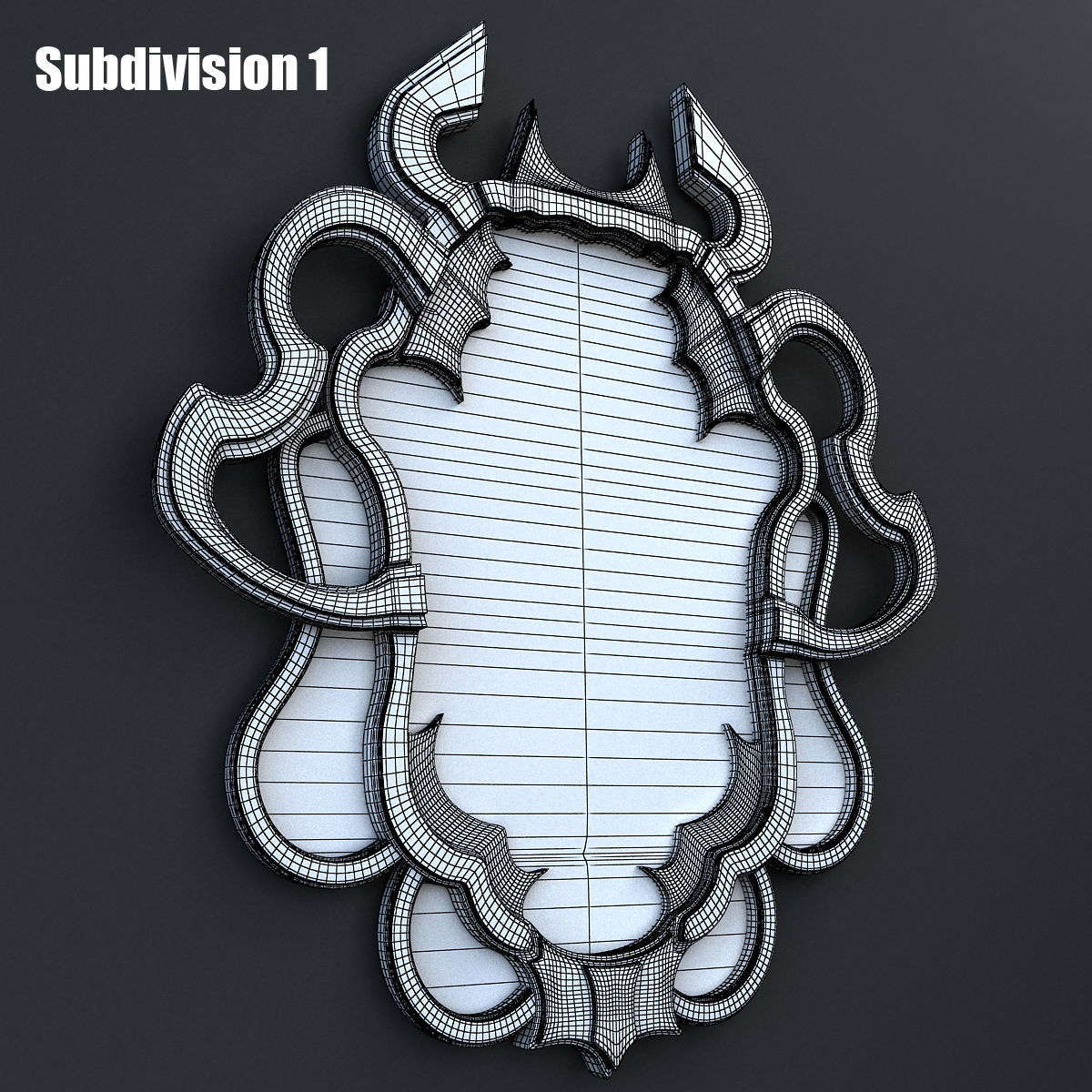 picture frame fantasy 2 3D model_6