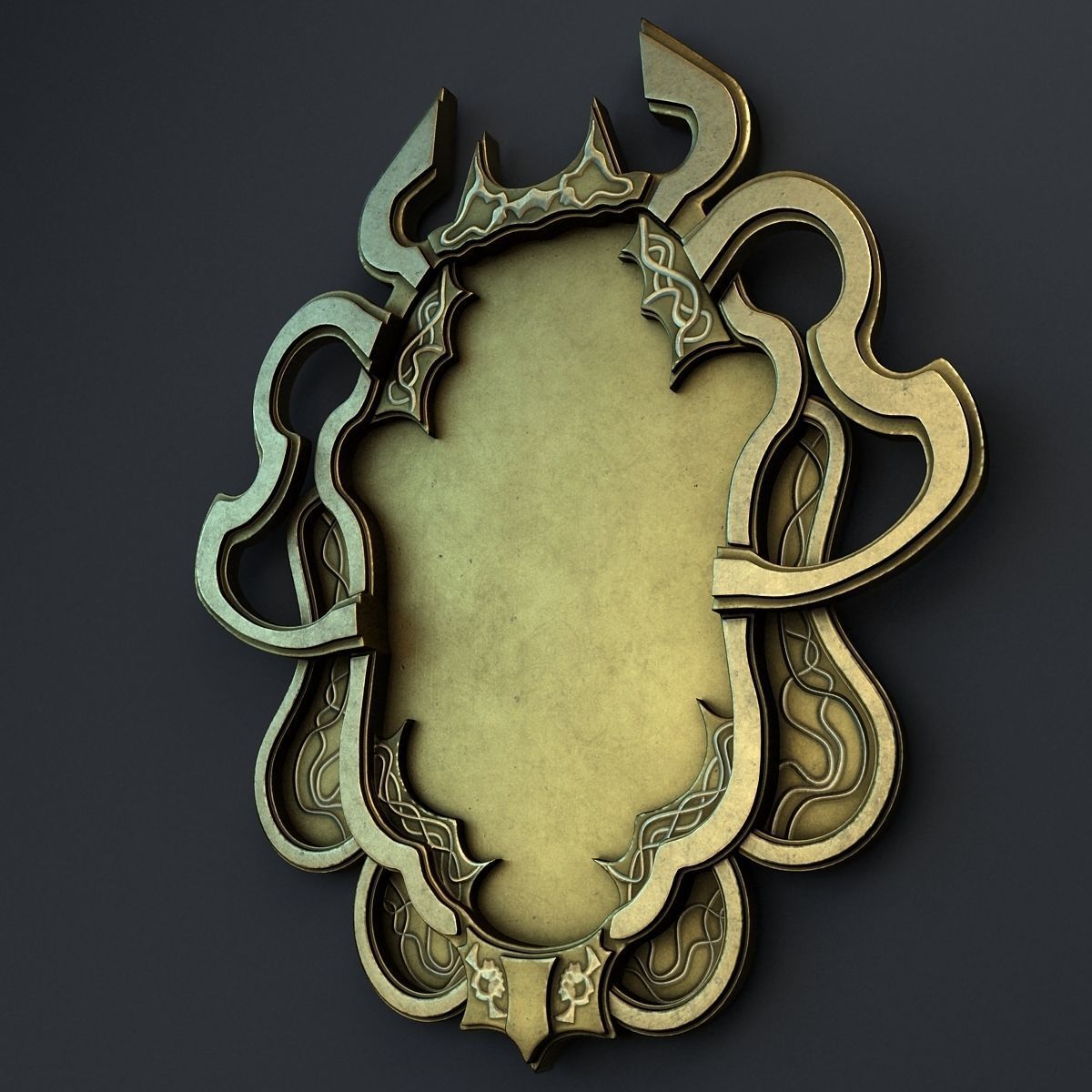picture frame fantasy 2 3D model_2