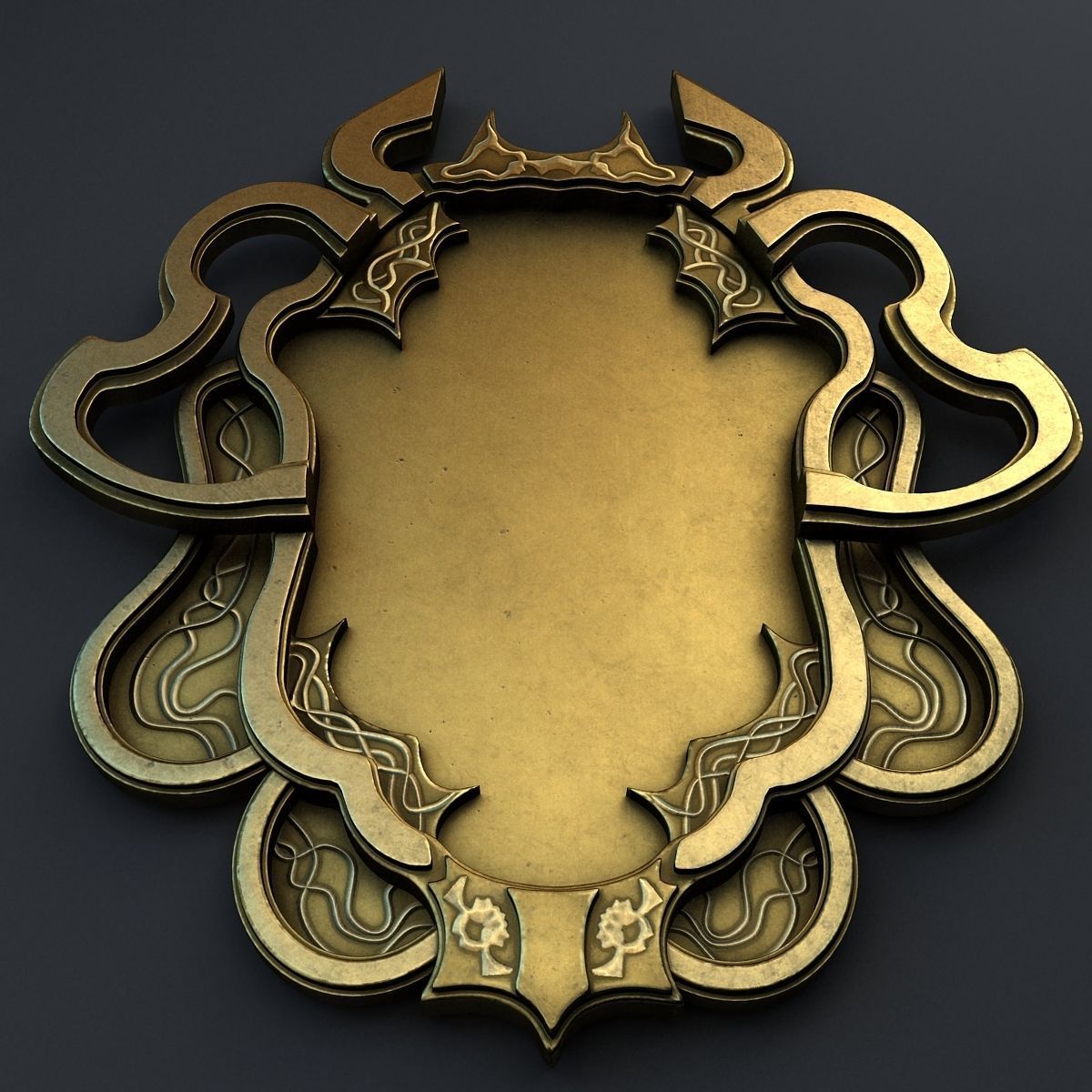 picture frame fantasy 2 3D model_4