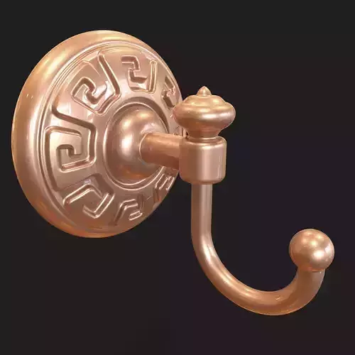 Hook with Greek meanders pattern