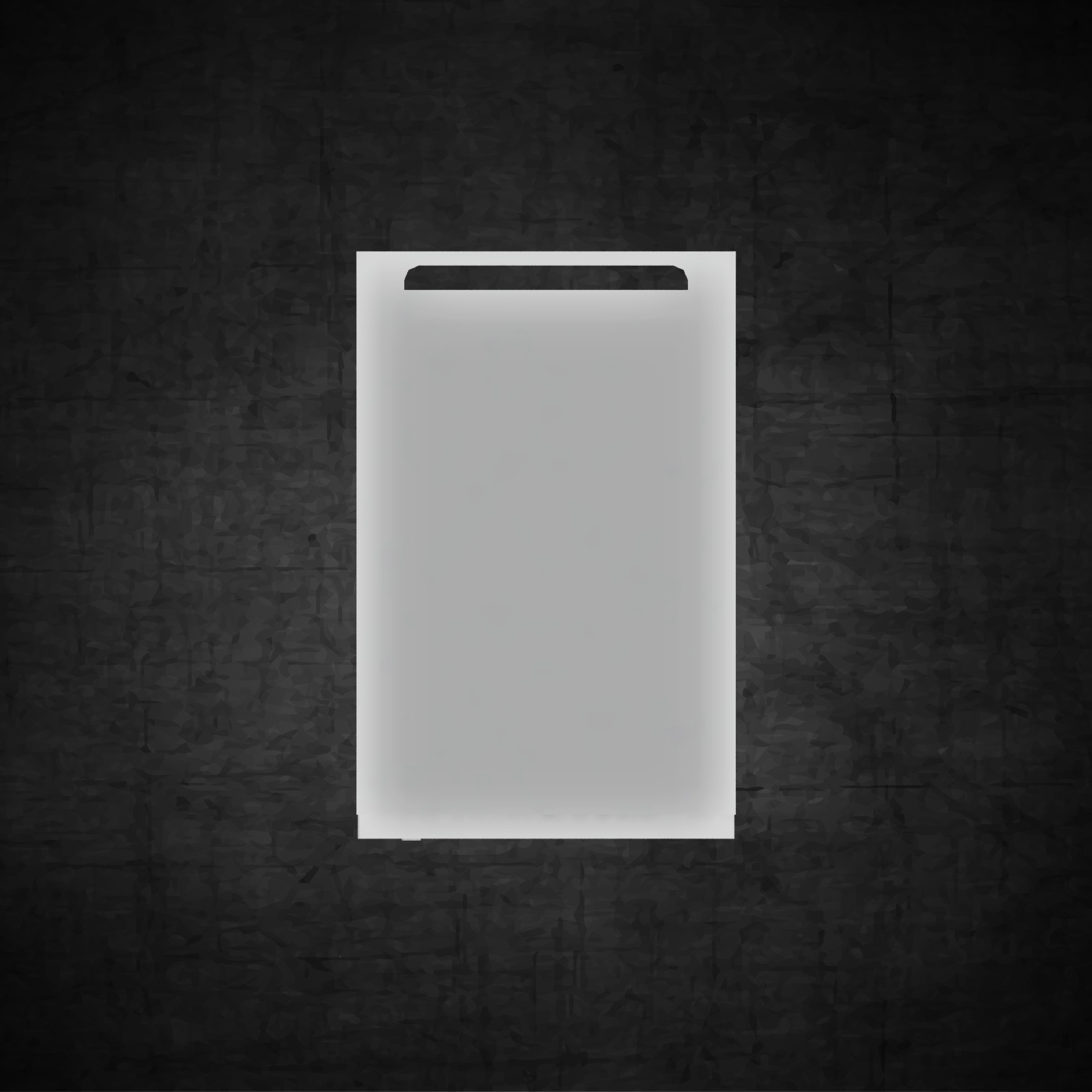 Office filing cabinet with drawers furniture Low-poly 3D model_1