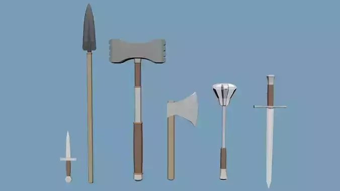 Low Poly Weapons Pack