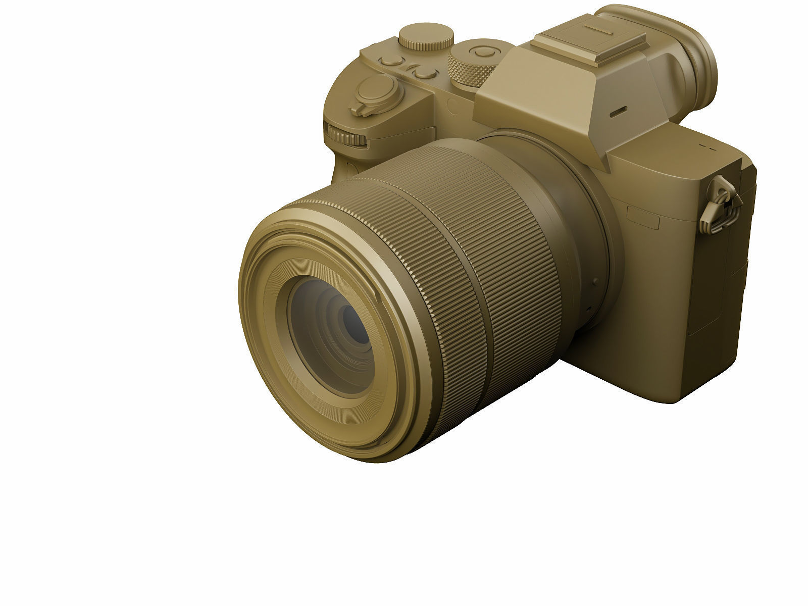 Sony Alpha 7R III with three lenses 3D model_21