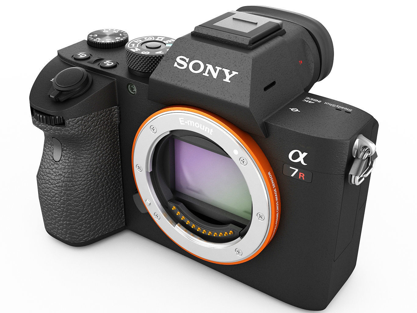 Sony Alpha 7R III with three lenses 3D model_15