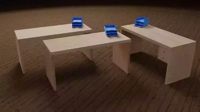 Office Desk set wooden material