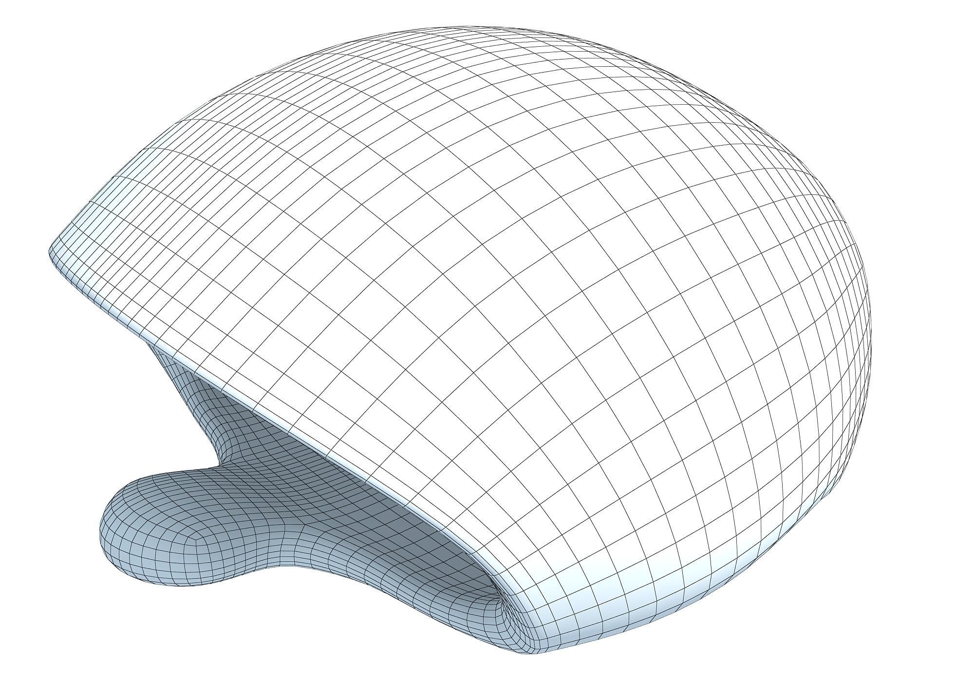 Tortoise Shell Skeleton Low-poly 3D model_10