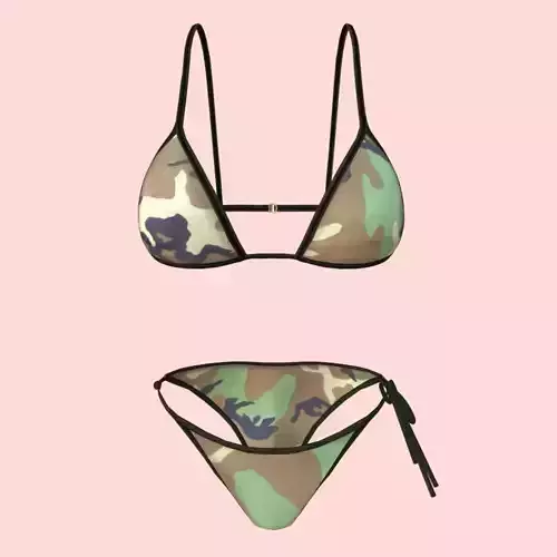 Sexy Army Bikini P01