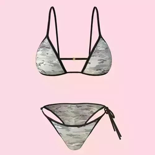 Sexy Army Bikini P02