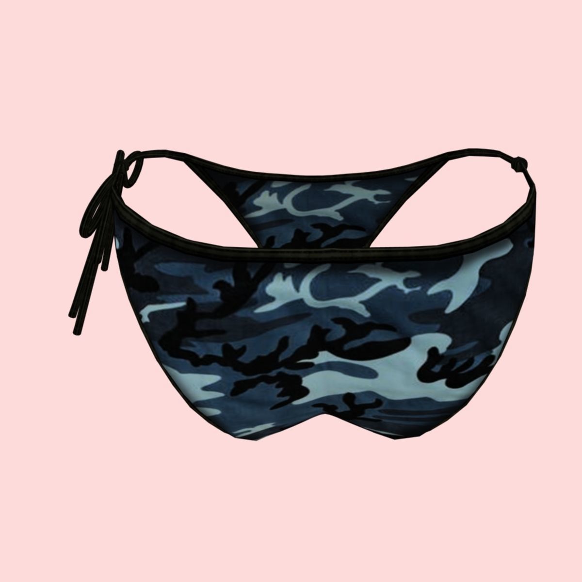 Sexy Army Bikini P03 Low-poly 3D model_7