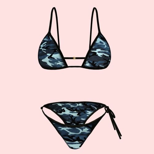 Sexy Army Bikini P03 Low-poly 3D model