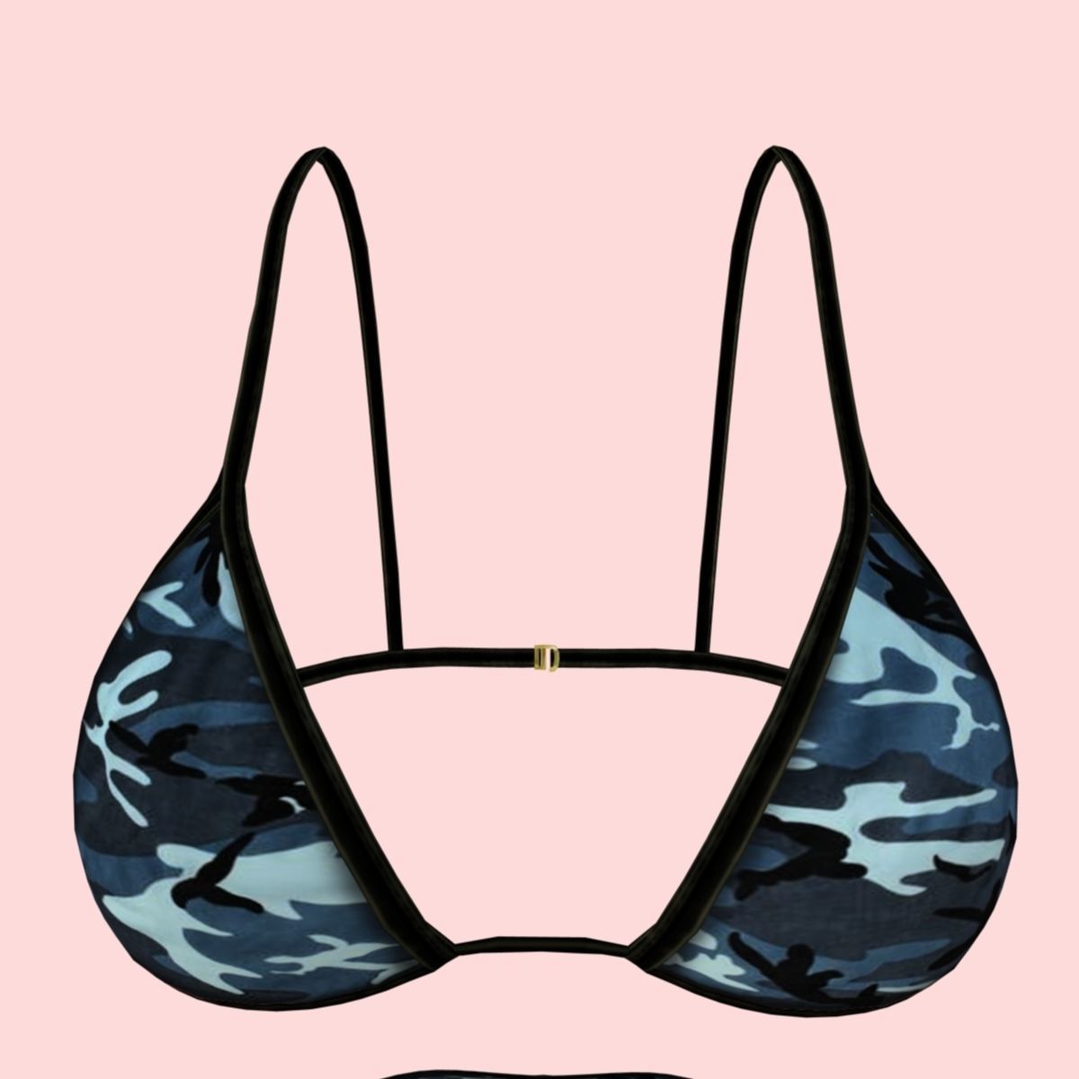 Sexy Army Bikini P03 Low-poly 3D model_5