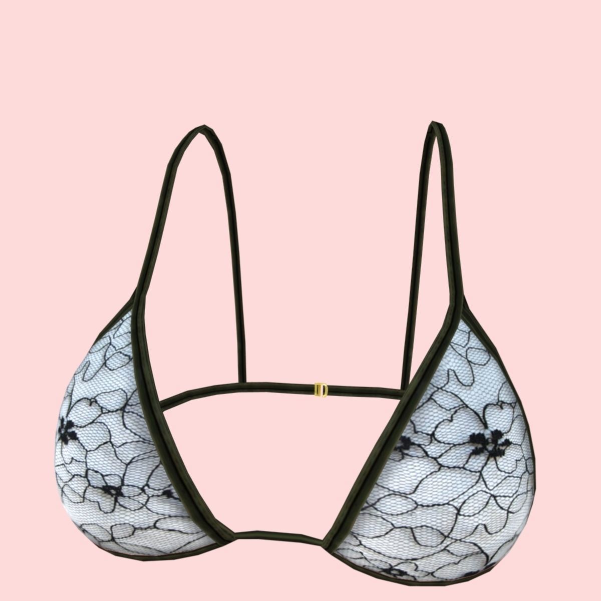 sexy Net bikini P07 Low-poly 3D model_7