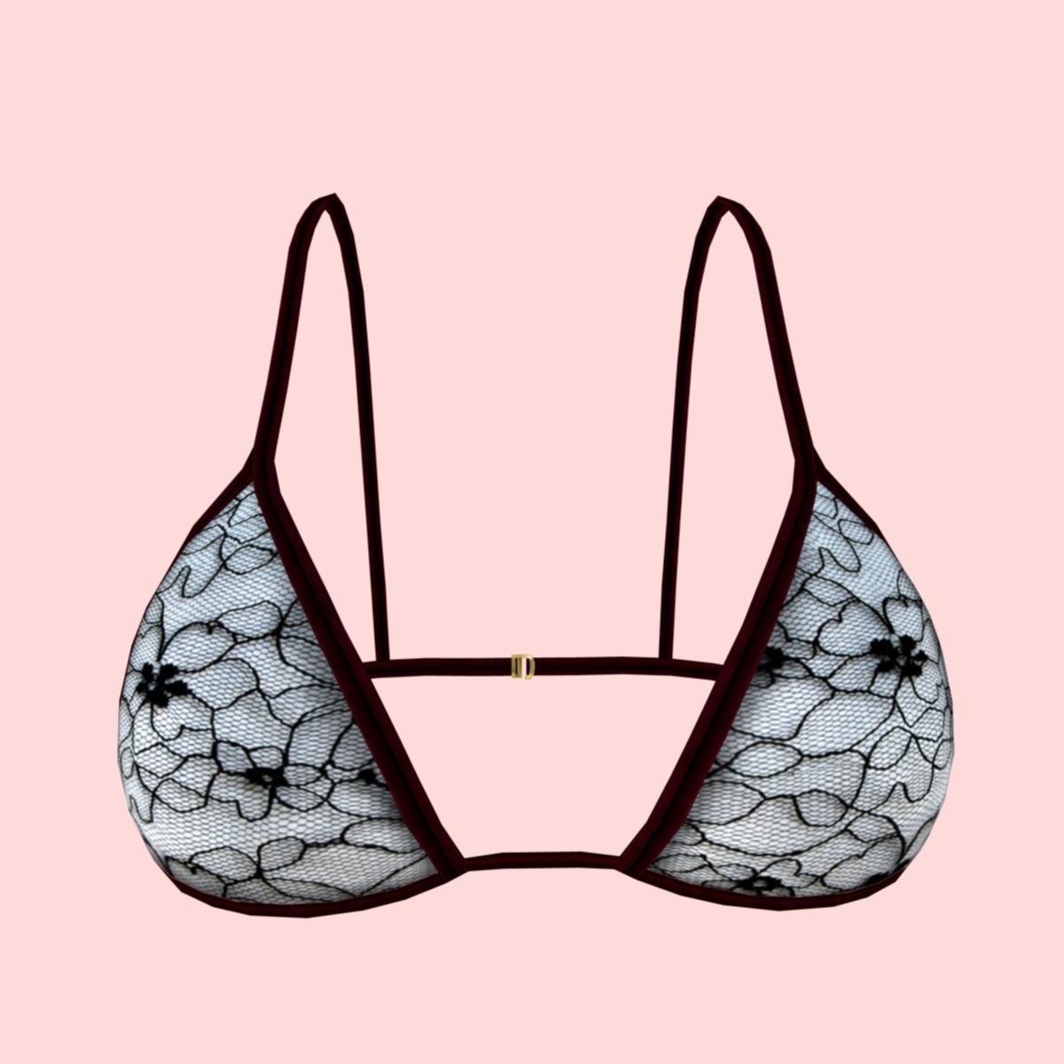sexy Net bikini P07 Low-poly 3D model_6
