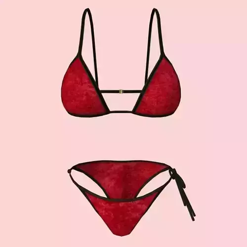 sexy Red Santa bikini P09