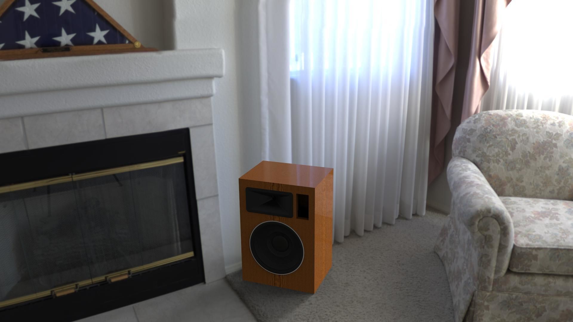 bi 4 speakers  3D print model_1