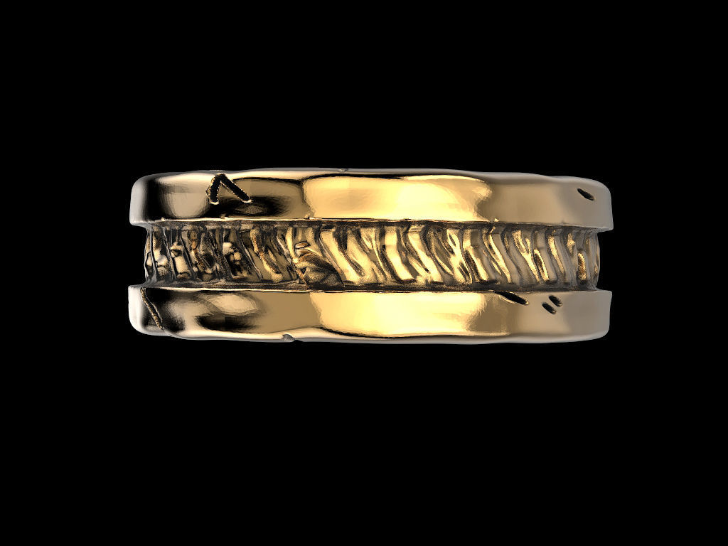 Old ring 3D print model_5