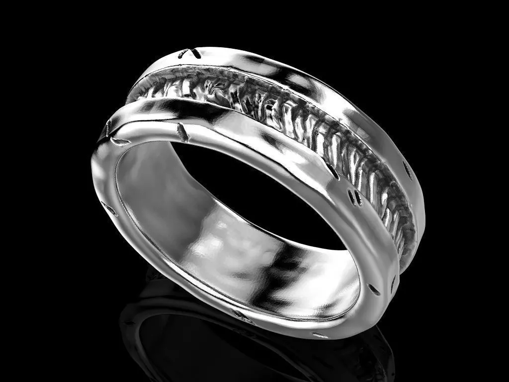 Old ring 3D print model_0