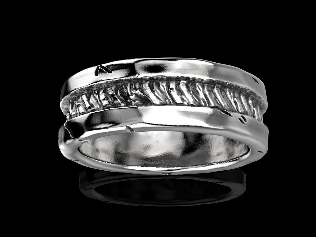 Old ring 3D print model_1