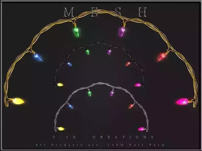 Christmas Lights - Curved 03