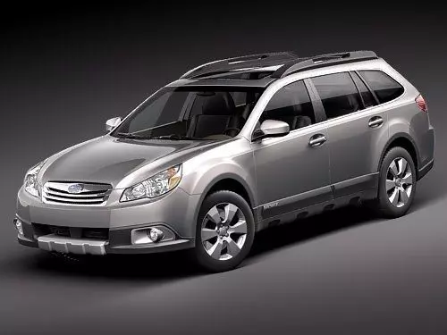 Subaru Outback 2010 3D model_0