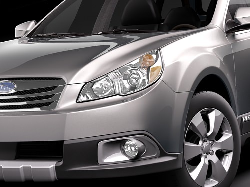 Subaru Outback 2010 3D model_2