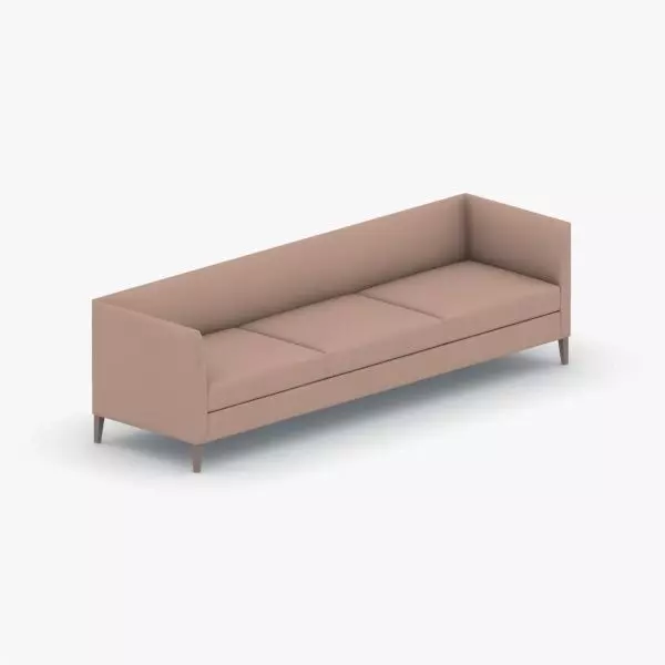 1181 - Sofa Low-poly 3D model_0