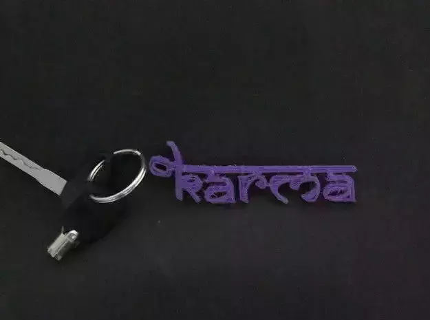 KARMA KeyChain 3D print model