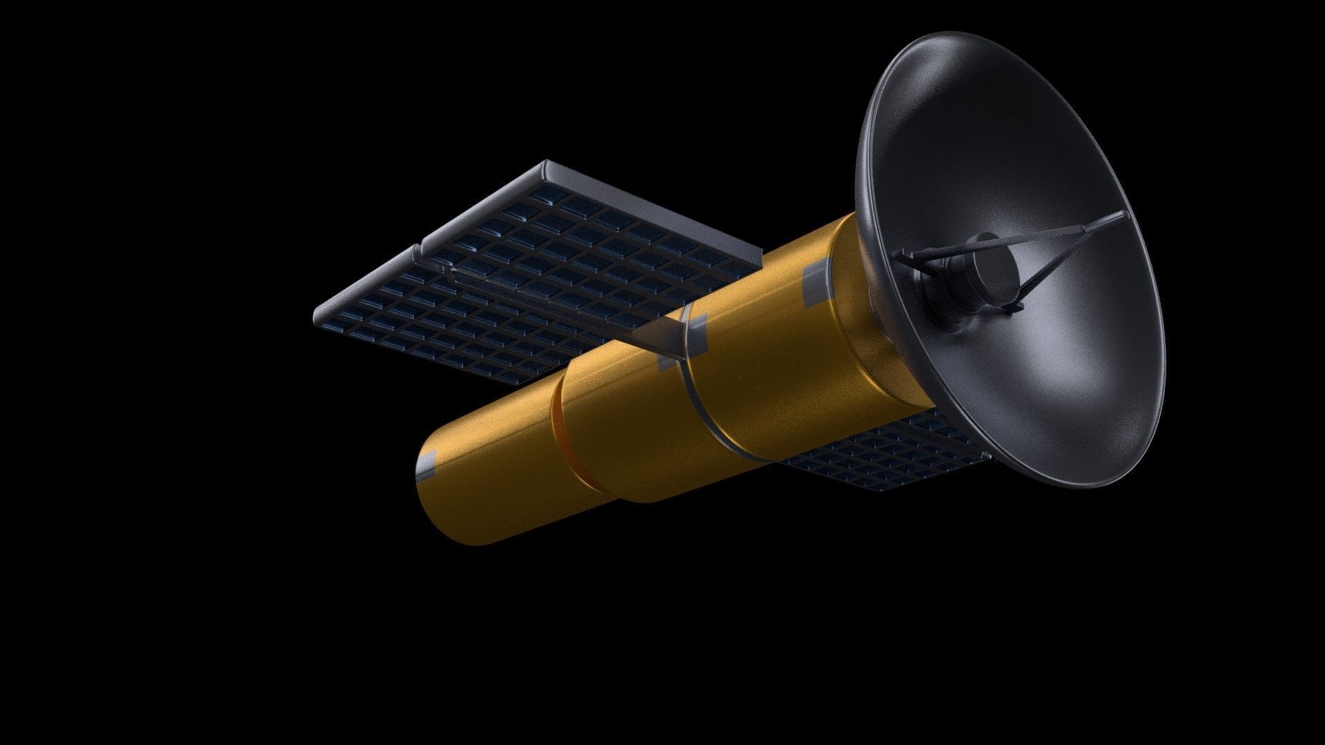 Satellite 3D model_6