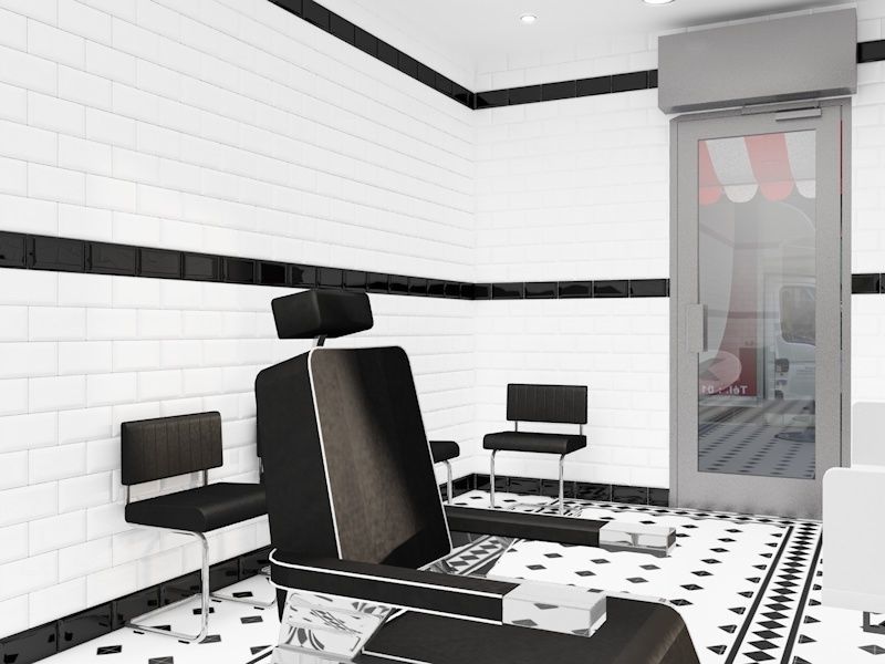 Barber Shop 3D model_1