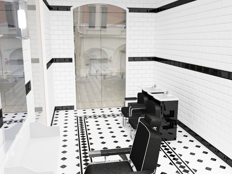 Barber Shop 3D model_3