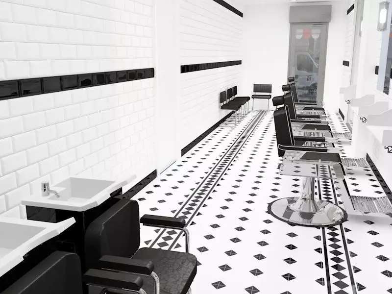 Barber Shop 3D model_0