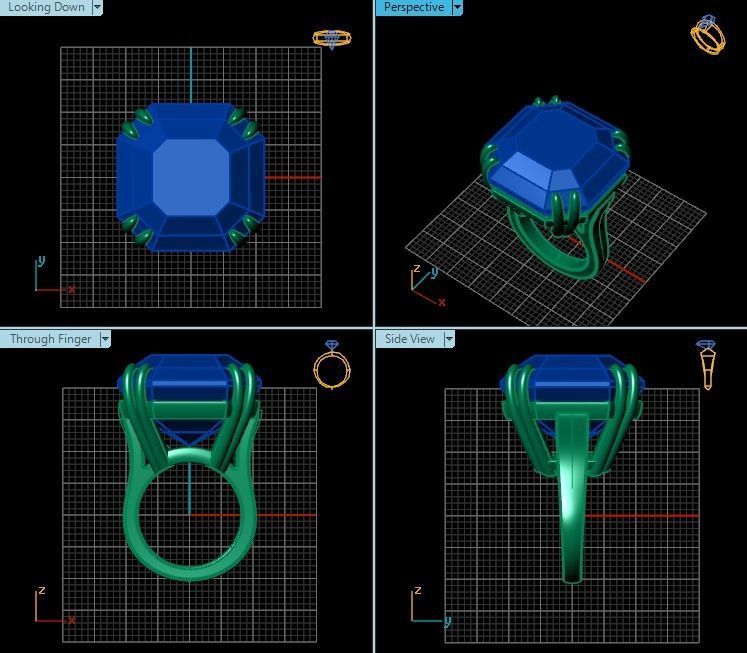 Ring T00682 3D print model_2