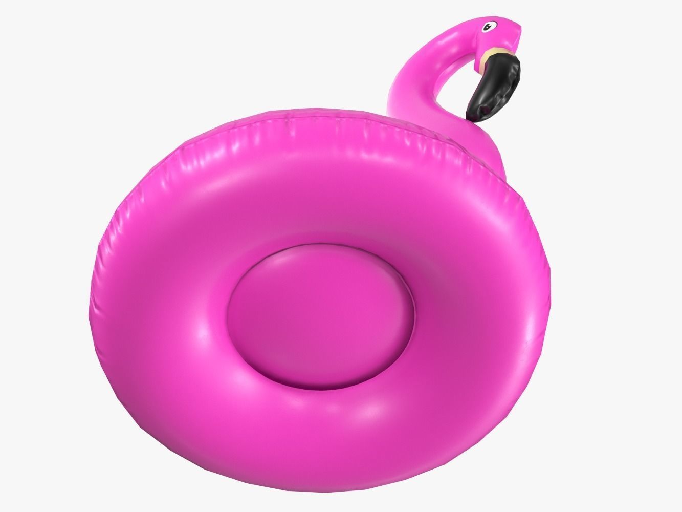 Inflatable Flamingo Pool Float Low-Poly PBR Low-poly 3D model_5