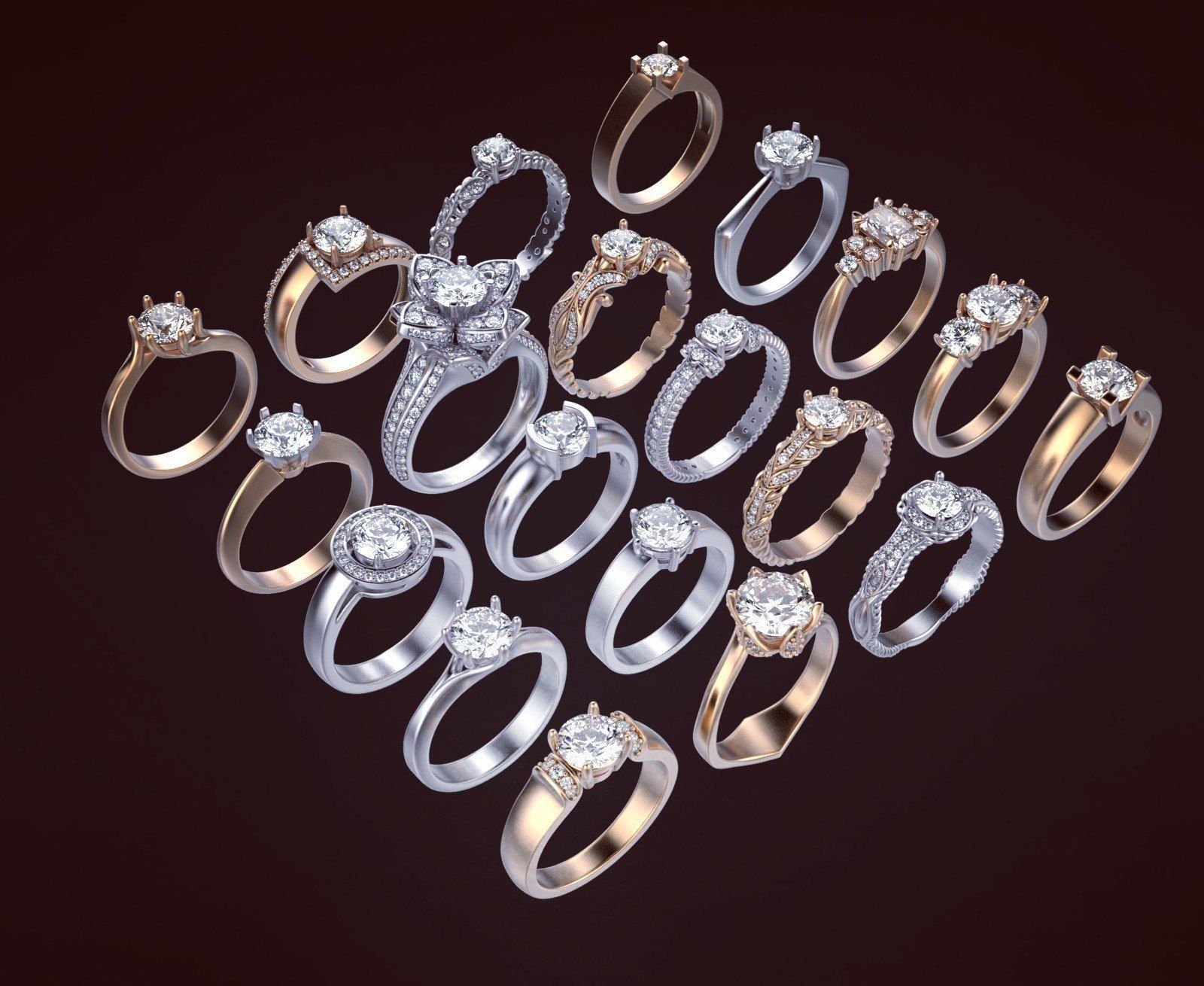 Pack Ring 3 3D print model_1