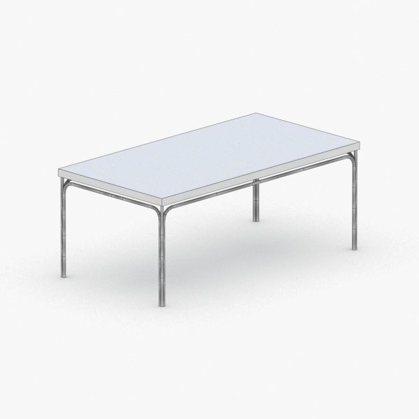 1196 - Coffee Table Low-poly 3D model_2